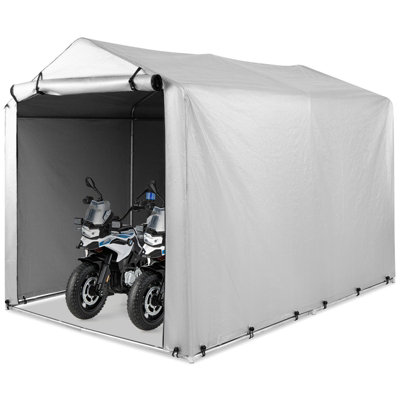 COSTWAY Outdoor Bike Storage Shed Portable Motorcycle Garage Shelter 160 x 218 x 164 cm