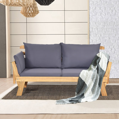 Convertible outdoor chaise lounge discount