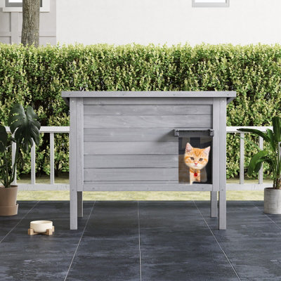 Outside Cat House - Constructed With Waterproof And Escape