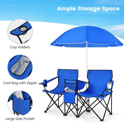 Double fashion portable chair