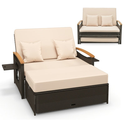 Ardsley sun lounger set with online cushions