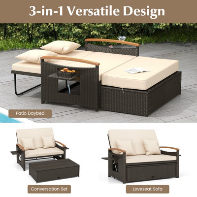 Costway outdoor online daybed