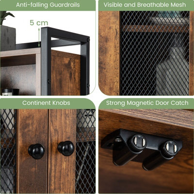 Decofy Over The Toilet Storage Cabinet, Farmhouse Metal