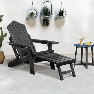 Reclining Chair Wood Or Plastic Adirondack Chairs Dream Bay