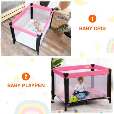 Baby playpen best sale and crib