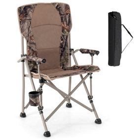 Costway Portable Folding Camping Chair Outdoor Lightweight Hunter Chair