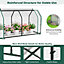 Costway Portable Greenhouse w/Roll-Up Zippered Door Indoor Outdoor Green Hot House