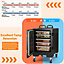 Costway Portable Insulated Food Pan Carrier End-Loading Food Warmer 5 Full-size Pans 77L