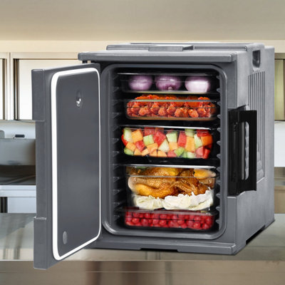 Insulated 2.5 Gallon Soup Container - Commercial Food Warmer/Cooler For Catering, Restaurants, Or Home (Stainless Steel)