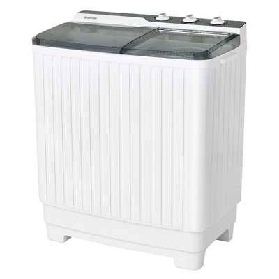 Costway Portable Washing Machine Twin Tub Laundry Washer Machine 7.5KG ...