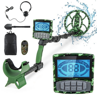 Costway Professional Metal Detector High Accuracy IP68 Waterproof 