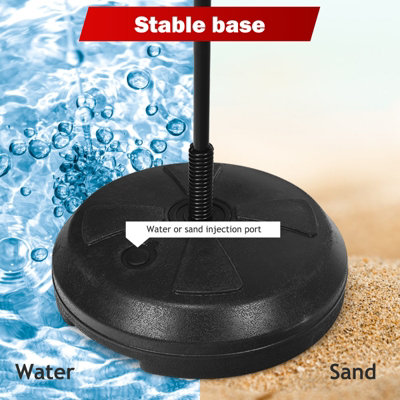 Costway Punching Ball Height Adjustable Stand Box Fightball Set ...