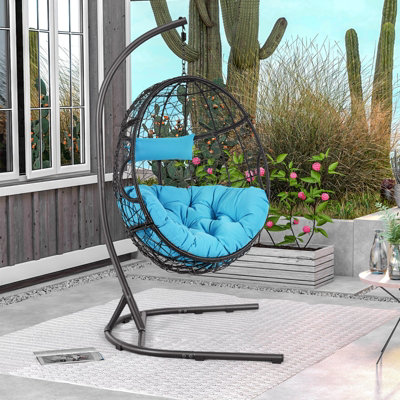 Swing chair with stand indoor sales
