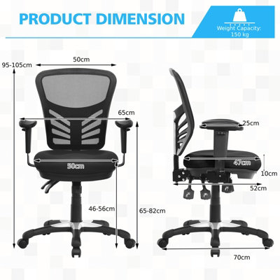 Mesh reclining best sale office chair