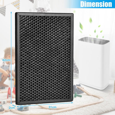 Costway Replacement Active Carbon Filter for Air Purifier