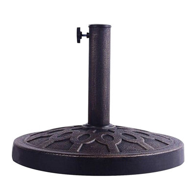 Costway Resin Patio Umbrella Stand Outdoor Umbrella Base Umbrella Holder