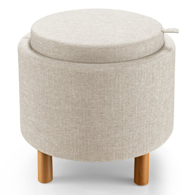 Storage ottoman deals with tray