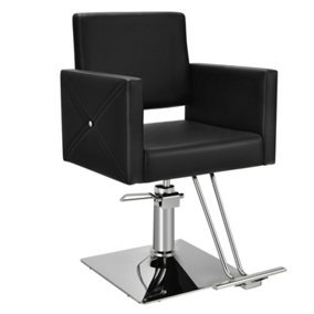 Costway Salon Barber Chair Height Adjustable 360 Degree Swivel Hairdressing Chair Hair Salon