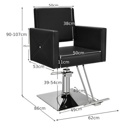 Costway Salon Barber Chair Height Adjustable 360 Degree Swivel