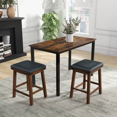 Upholstered bar stools deals backless