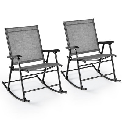 Outdoor patio deals rocking chair set