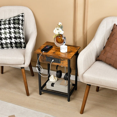 Console table deals charging station