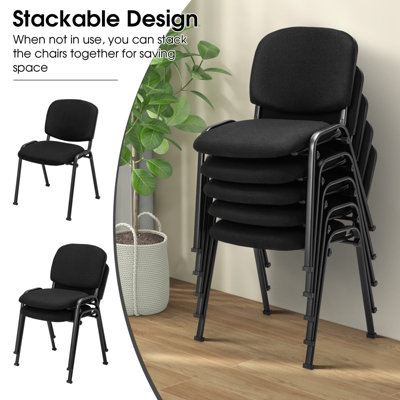 Reception Desk Tangkula Set Of Office Guest Chair Stackable