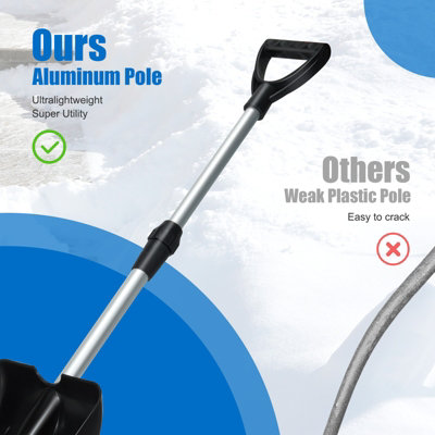 Costway Shovel Extendable Shovel Compact Snow Removal Tool - 7
