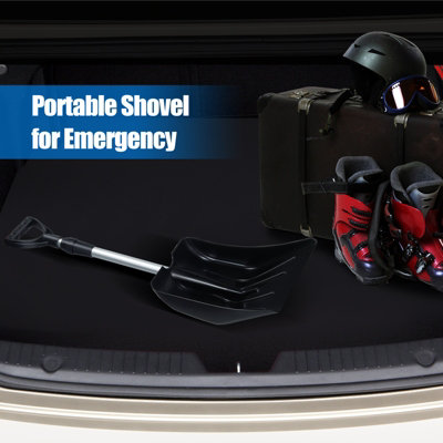 Costway Shovel Extendable Shovel Compact Snow Removal Tool - 8
