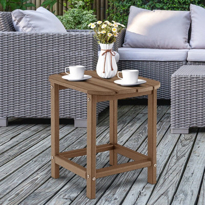 Outdoor pedestal on sale table rectangle