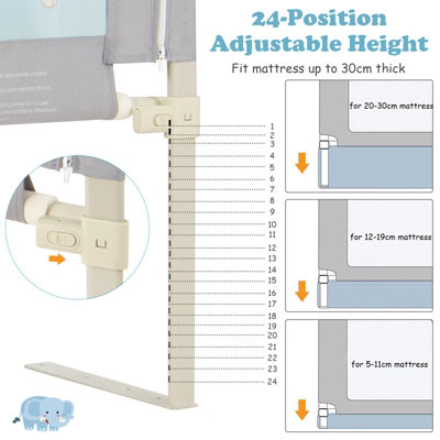 Safety Fence Children's Bed, Bed Rail Guard Kids Safety