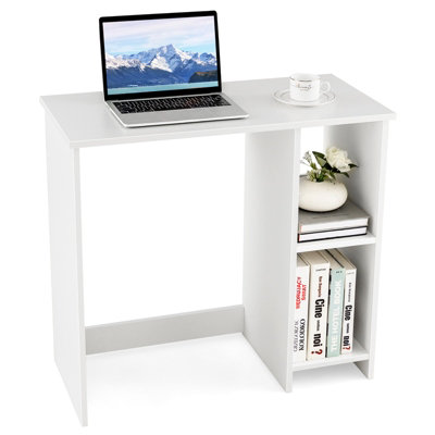 Costway Small Computer Desk Home Office Desk Modern Study Writing Desk