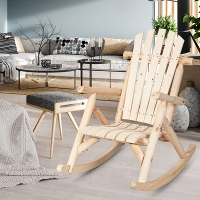 Solid on sale wood rocker