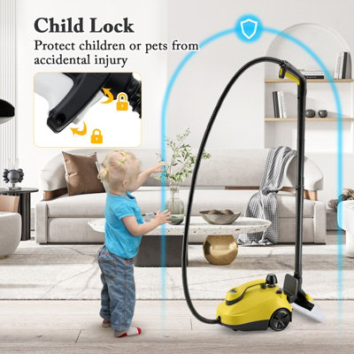 Costway Steam Cleaner 1.8L Water Tank Steamer 2000W Steam Cleaning Machine - 8