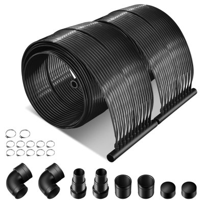 Costway Swimming Pool Heating System 300 x 75 cm Solar Collector Panels