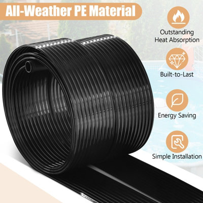 Costway Swimming Pool Heating System 300 x 75 cm Solar Collector Panels - 3