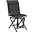Costway Swivel Hunting Chair Foldable 360 Free Rotation Chair Spin Chair w/ Mesh Back