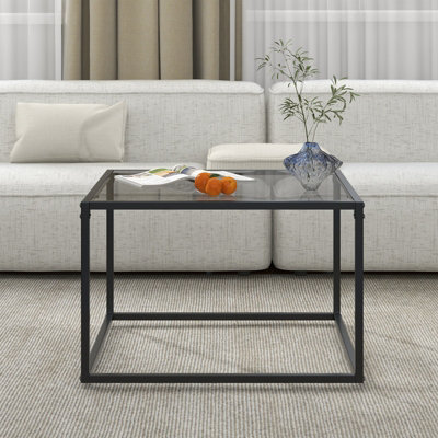 【cornice】COFFEE TABLE Costway Set of 2 Coffee Nesting Table Set Detachable 2-Tier