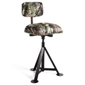 Costway Tripod Swivel Hunting Chair Portable Blind Stool Multi-Position Huntsman Chair
