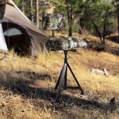 thumbnail image 2 of KEMIMOTO 360° Swivel Hunting Chair – Foldable Tripod Stool – 225lb Capacity, Adjustable, Outdoor Camping 2 of 5