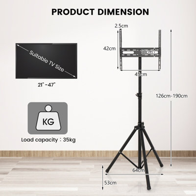 5 foot tv deals stand