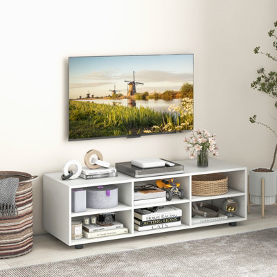 Tv stand deals storage baskets