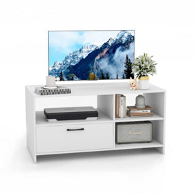 Costway TV Stand TVs up to 50'' Media Console Table Entertainment Center Storage Drawer