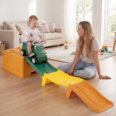Costway Up & Down Expandable Roller Coaster Kids Ride on Toy With ...