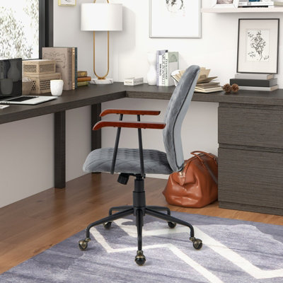 Office chair with discount rollers