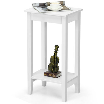 Side table store narrow tall