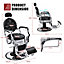 Costway Vintage Salon Barber Chair Height Adjustable 360 Degree Swivel Hairdressing Chair