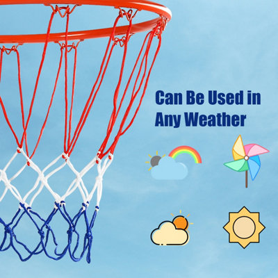 Balight All-Weather 18" Wall Mounted Basketball Rim (Indoor Outdoor