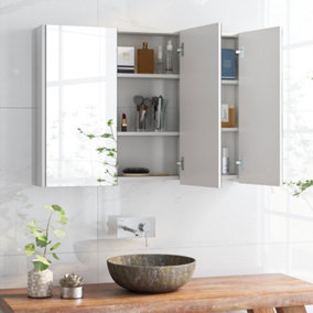 White bathroom deals wall cabinet