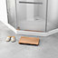 Costway Waterproof Bathroom Floor Mat HIPS Spa Shower Mats Non-Slip Foot Pads 55 x 34 cm